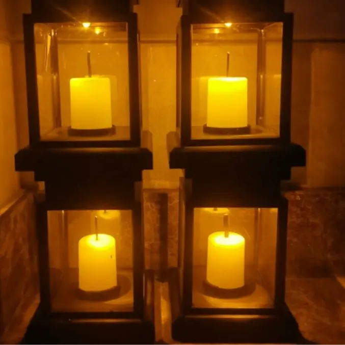 Solar-Powered LED Hanging Candle Light - European Style - Julia M LifeStyles