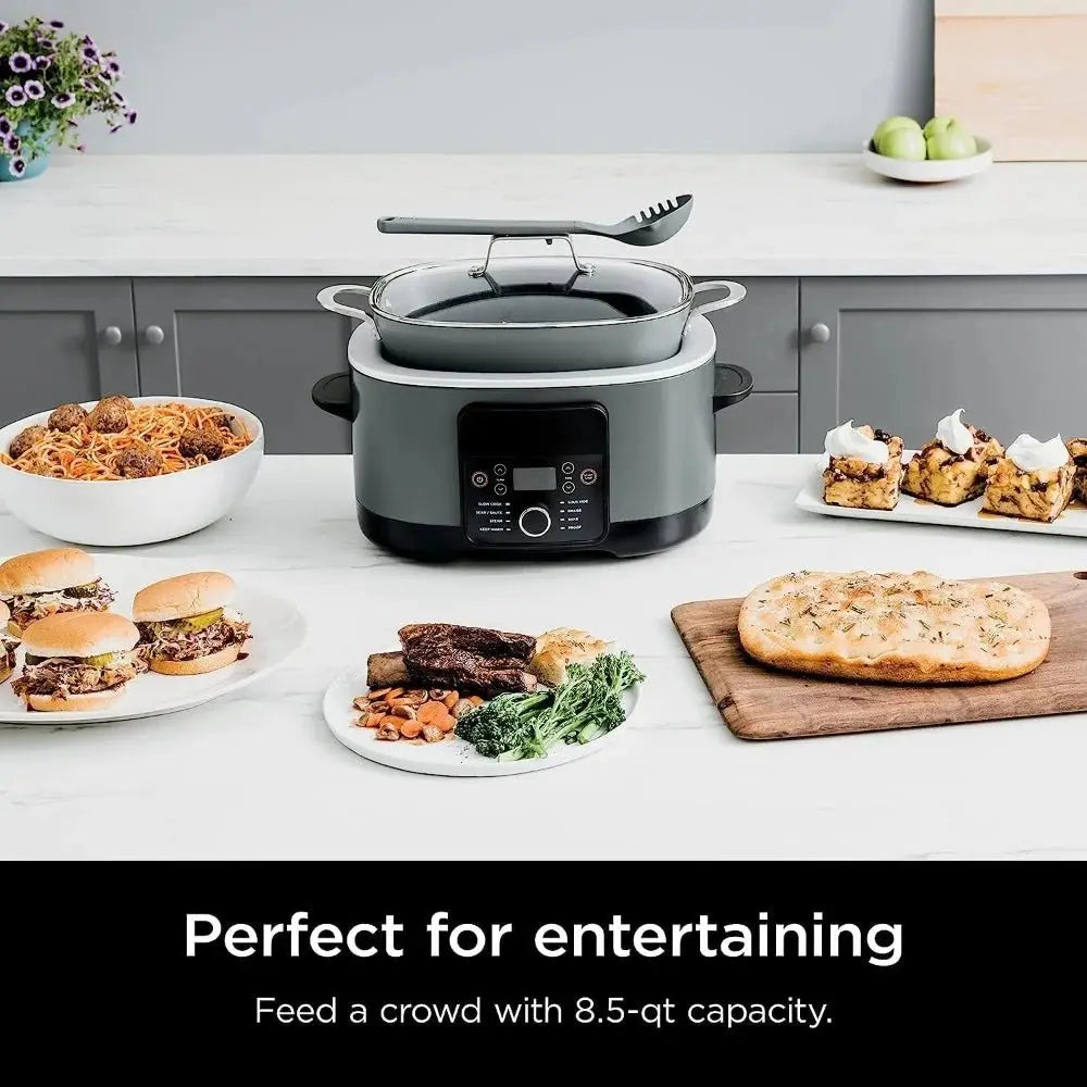 Versatile 8-in-1 Slow Cooker with Triple Fusion Heat Technology - Julia M LifeStyles