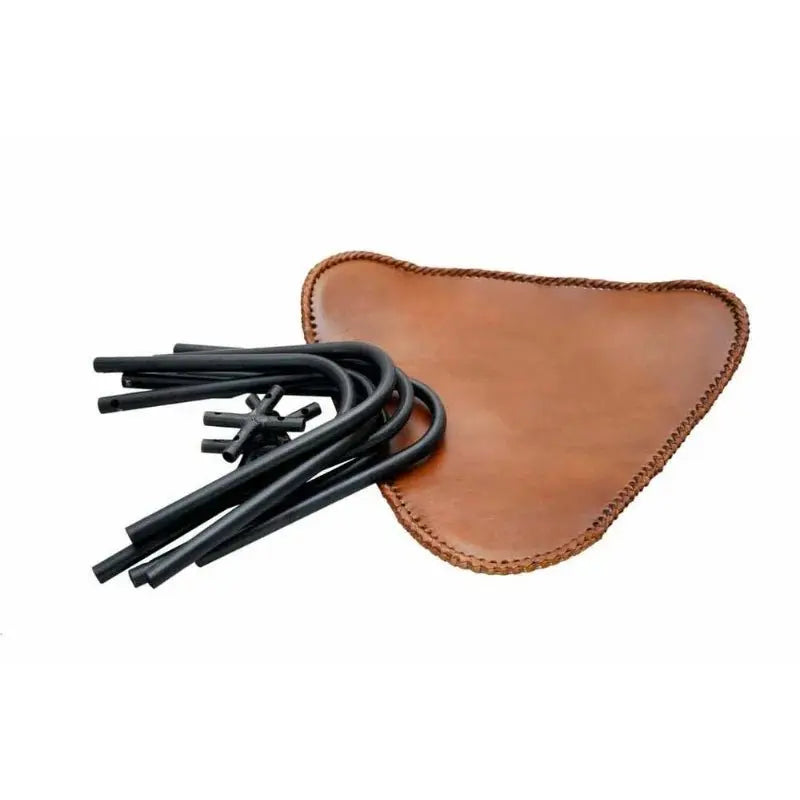 Vintage Leather Butterfly Folding Stool - Julia M LifeStyles