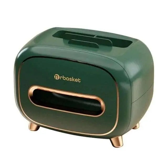 Waterproof Nordic Tissue Box with Remote Control Holder - Large Capacity - Julia M LifeStyles