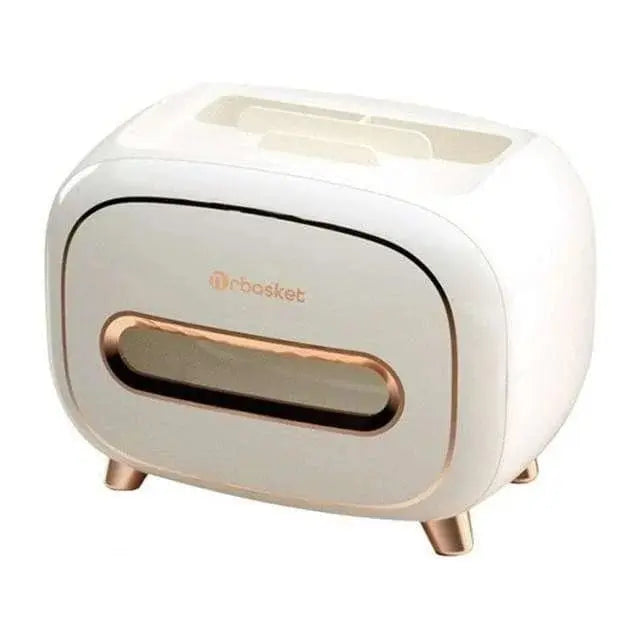 Waterproof Nordic Tissue Box with Remote Control Holder - Large Capacity - Julia M LifeStyles