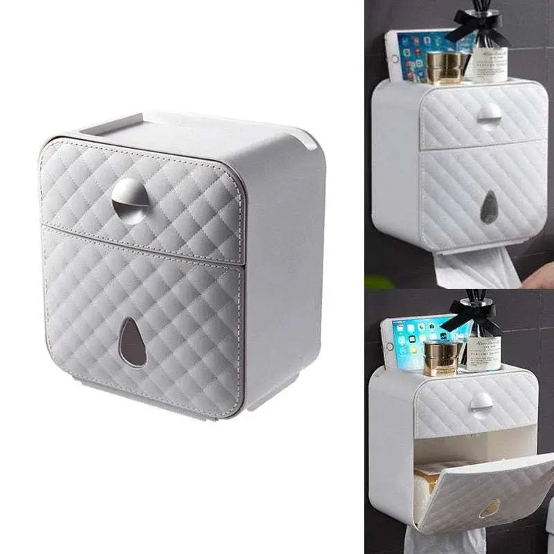 Waterproof Wall-Mounted Toilet Roll & Paper Towel Holder - Julia M LifeStyles