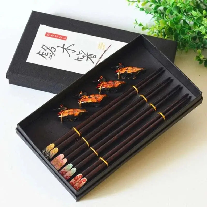 Wooden Chopsticks Set- Eco-Friendly and Certified - Julia M LifeStyles