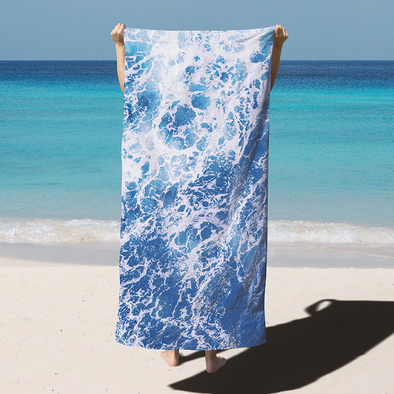 Luxury Quick-Dry Microfiber Swim Towel in Vibrant Colors