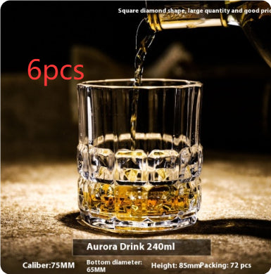 Whiskey Shot Crystal Set – Premium Thickened Glassware Collection