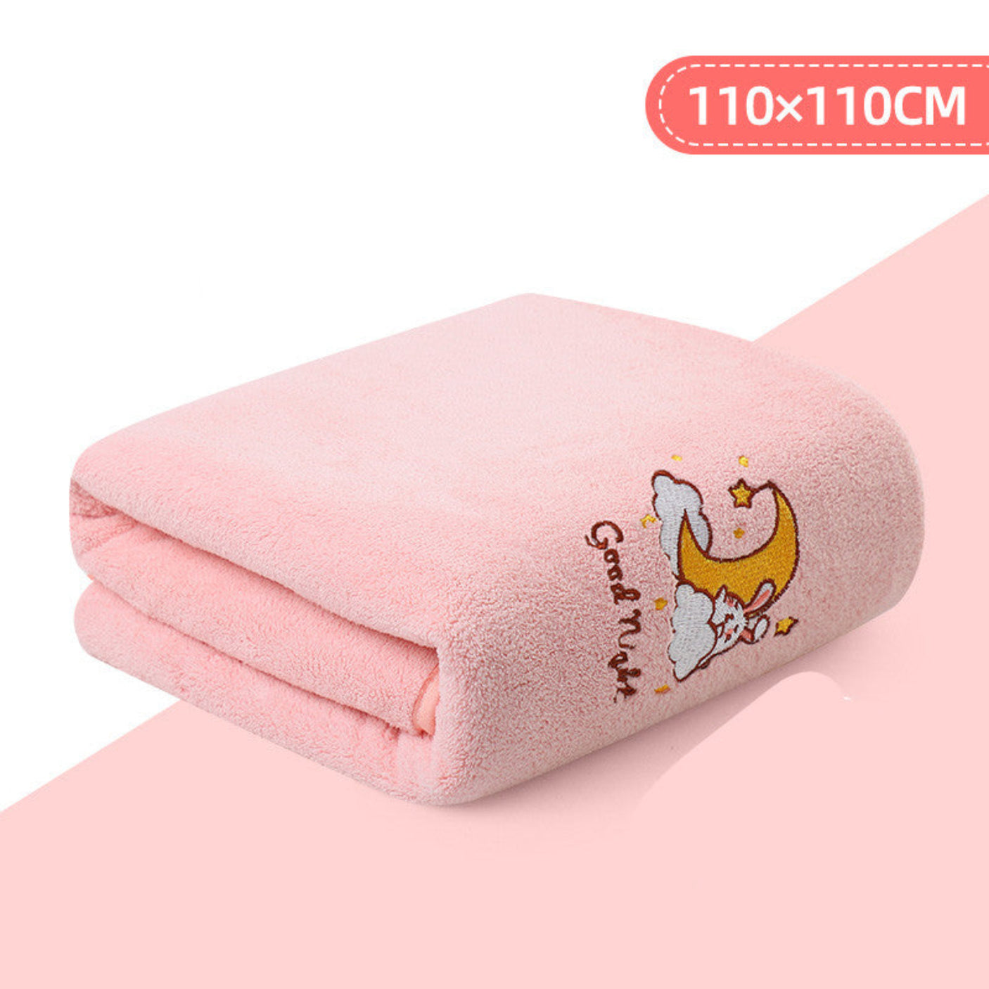 Premium Ultra-Absorbent Baby Cotton Bath Towel for Ages 1-4 Months