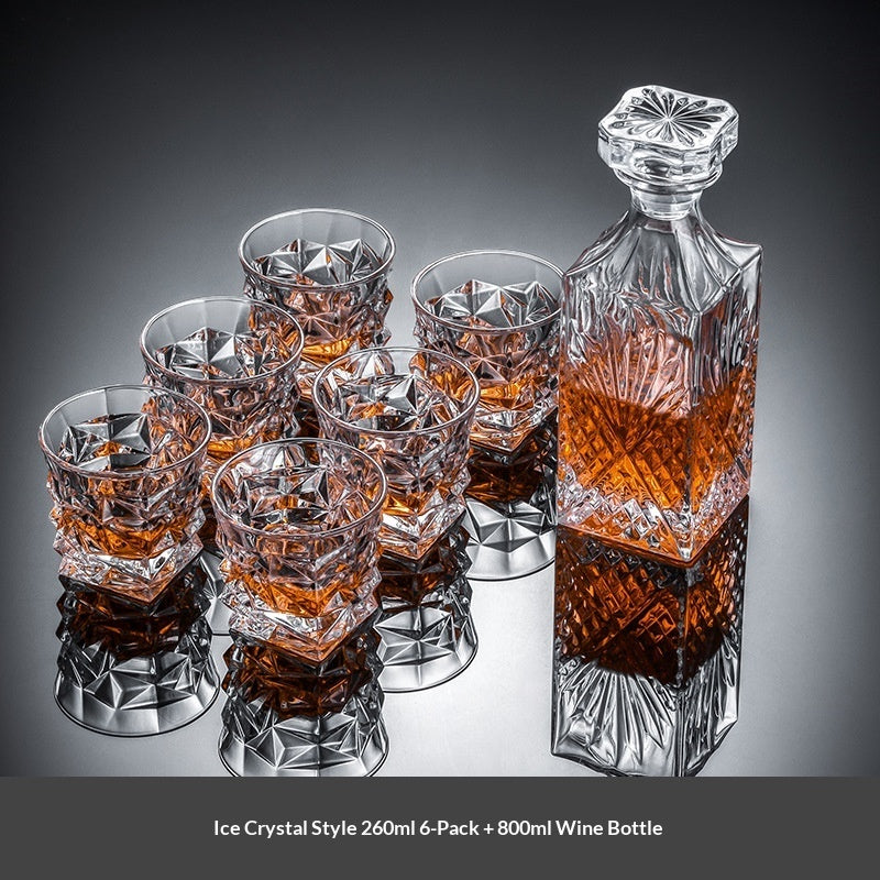 Premium Whiskey Glass And Decanter Set: Luxurious Elegance for Connoisseurs