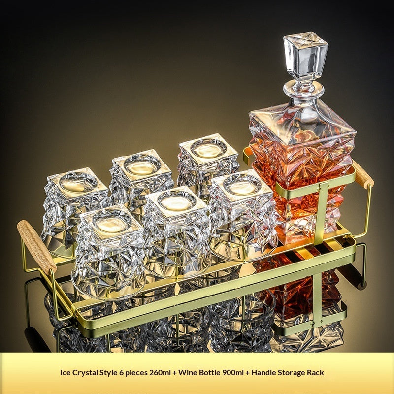 Premium Whiskey Glass And Decanter Set: Luxurious Elegance for Connoisseurs