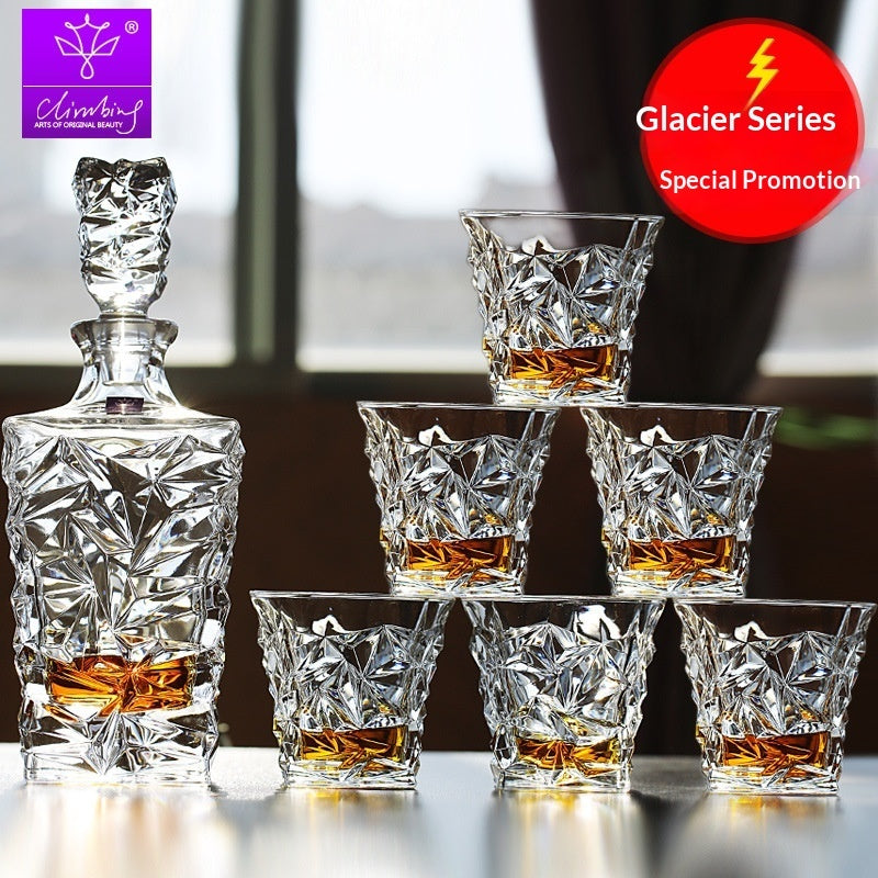 Elegance Crystal Glass Liquor Set – Timeless Sophistication