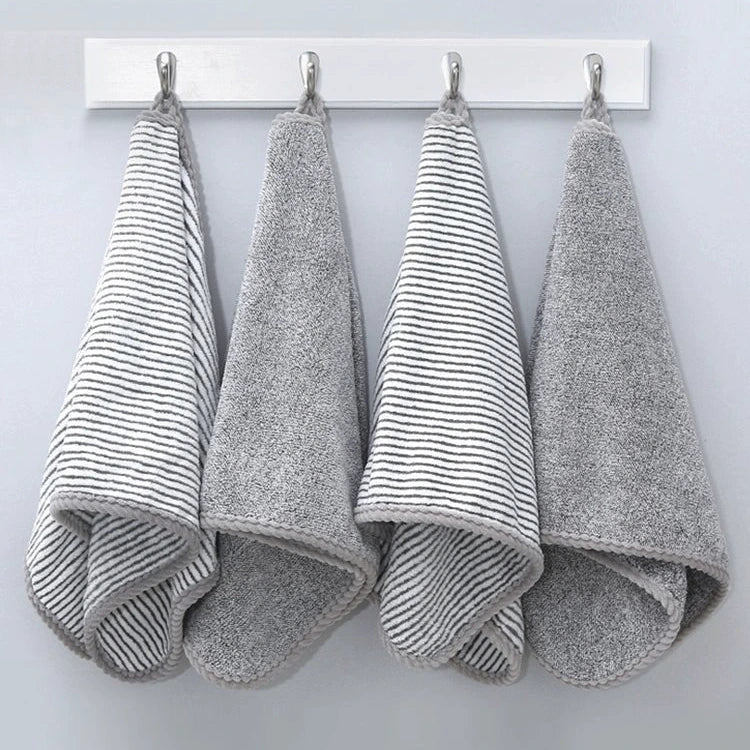 Bamboo Charcoal Antibacterial Face Towel for Men and Women - Julia M LifeStyles