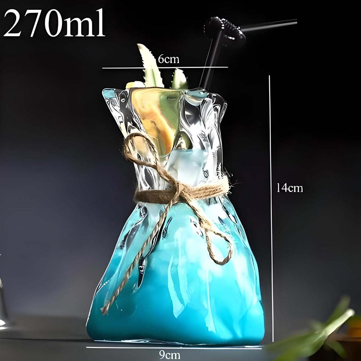 Creative Pleating 270ml Cocktail Glass by Barmaid Barware - Julia M LifeStyles