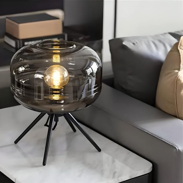 Modern Glass Table Lamp – Elegant Artistic Decor for Relaxation Spaces - Julia M LifeStyles