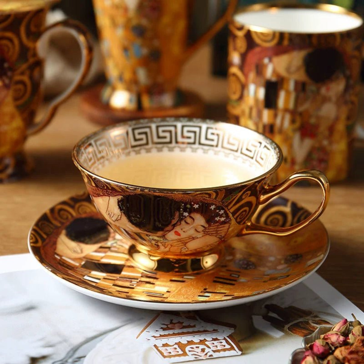 Luxury Bone China Coffee Cup & Saucer Gift Set - Julia M LifeStyles