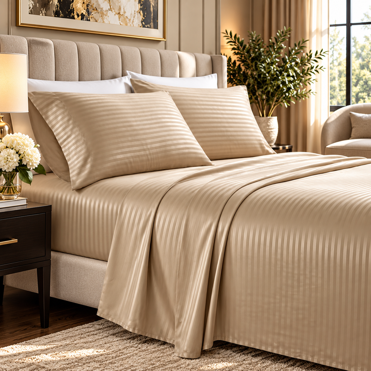 Liora Striped Sheet Set