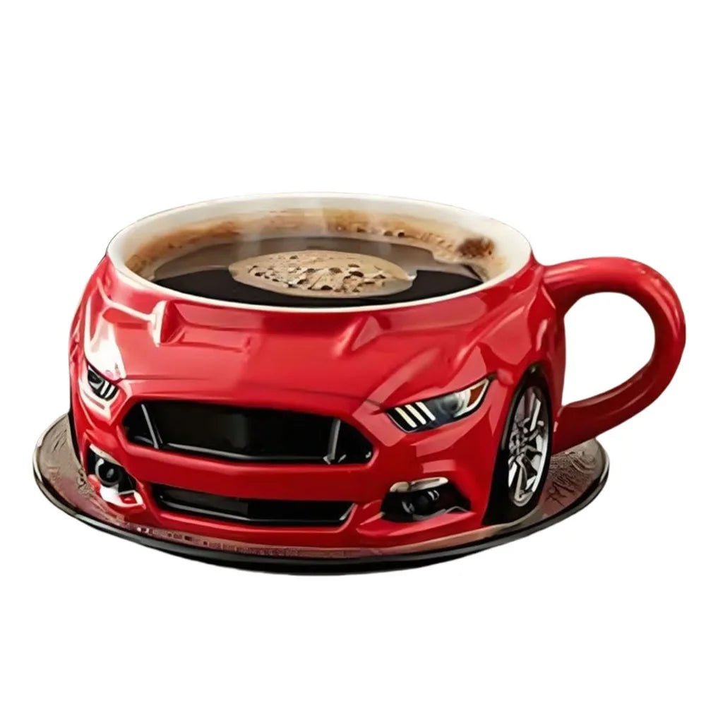 Car Shaped Handcrafted Stainless Steel Coffee Mug - 100ML - Julia M LifeStyles