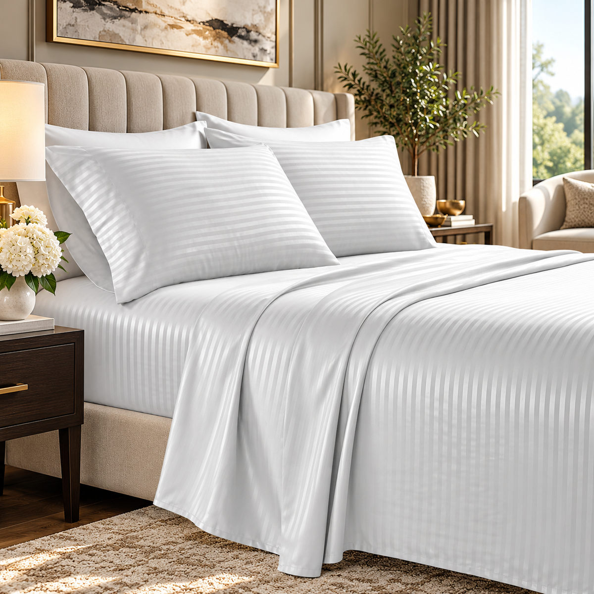 Liora Striped Sheet Set