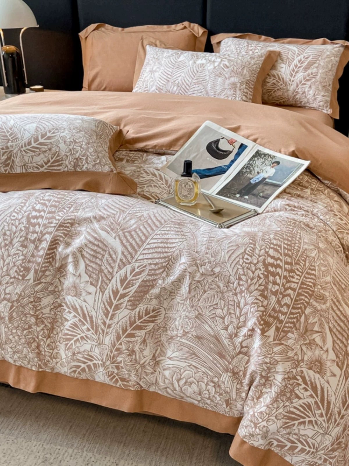 Classy Class a 200 PCs Pure Cotton Long-Staple Cotton Printed Four-Piece Bedding Set Autumn and Winter Thickening Cotton Quilt Cover Bed Sheets Bedding - Julia M LifeStyles