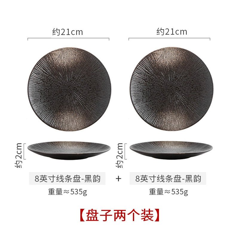 Classy For Home Ceramic Steak Western Food Underglaze Plate - Julia M LifeStyles