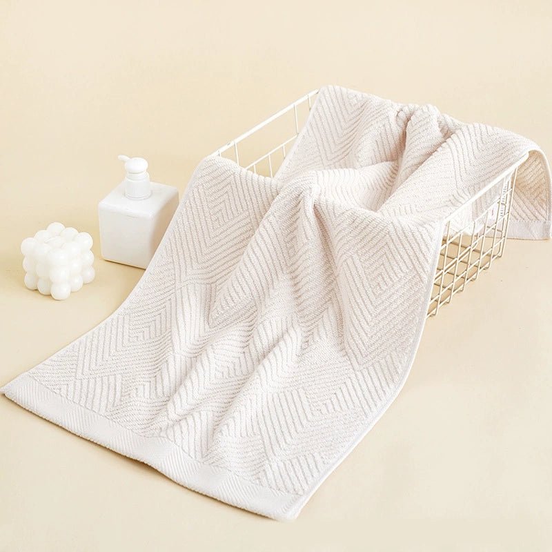 Couple Soft Absorbent Long Velvet Plain Towel Pure Cotton - Julia M LifeStyles