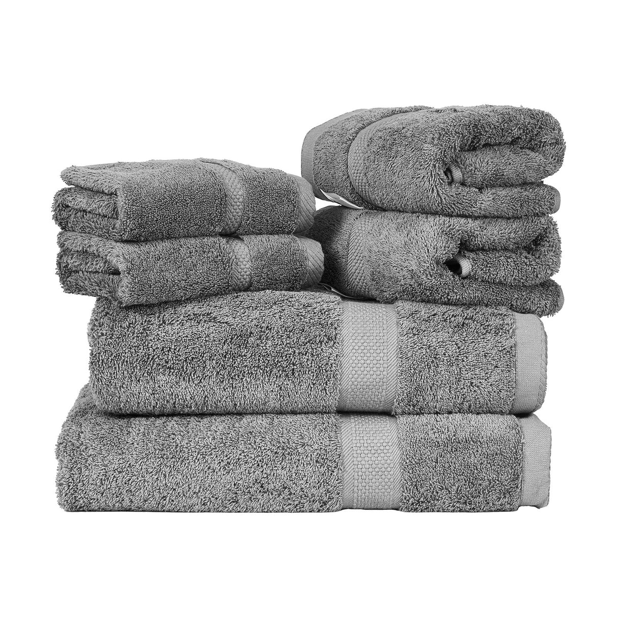 6-Piece Towel Set 600 GSM Cotton Soft Towels For Bathroom Gym Hotel Spa