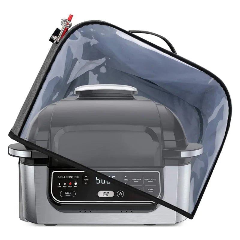 Durable Kitchen Dust Cap With Storage Pockets Air Fryer Hood For Household Bread Baking Toaster Cover - Julia M LifeStyles