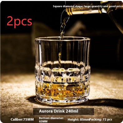 Whiskey Shot Crystal Set – Premium Thickened Glassware Collection