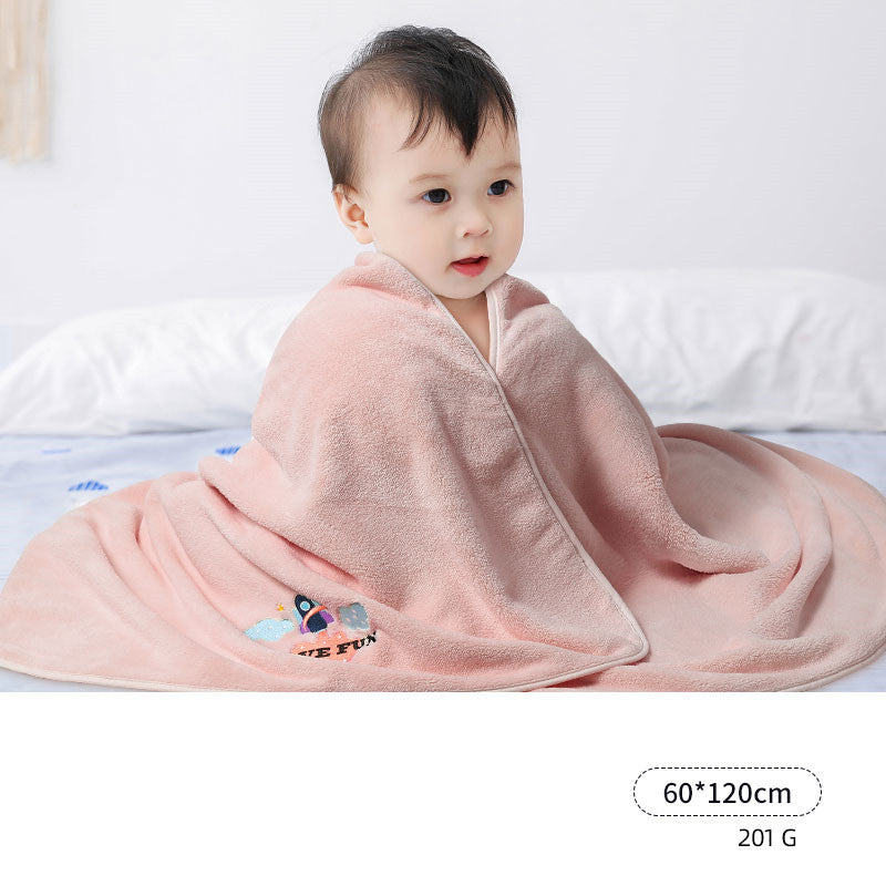 Premium Ultra-Absorbent Baby Cotton Bath Towel for Ages 1-4 Months