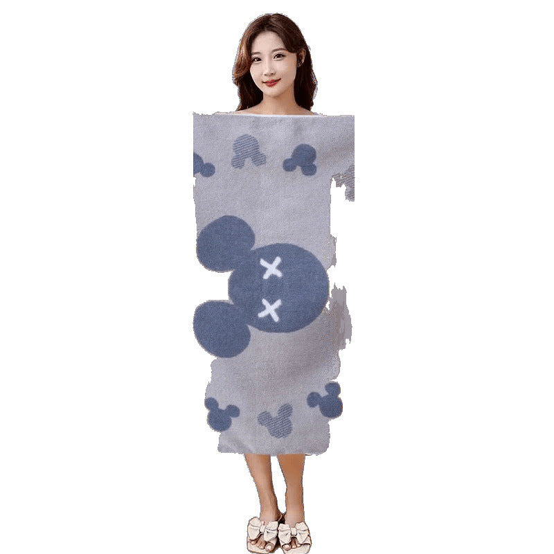 Pure Cotton Bath Towel - Soft and Absorbent Big Towel for Adults