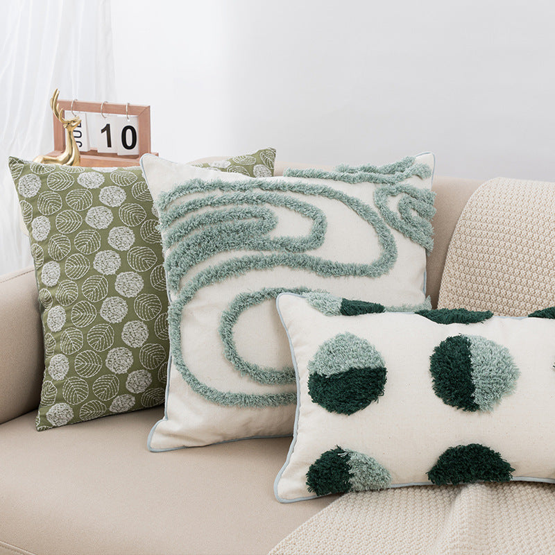Nordic Ins Style Embroidered Pillowcase