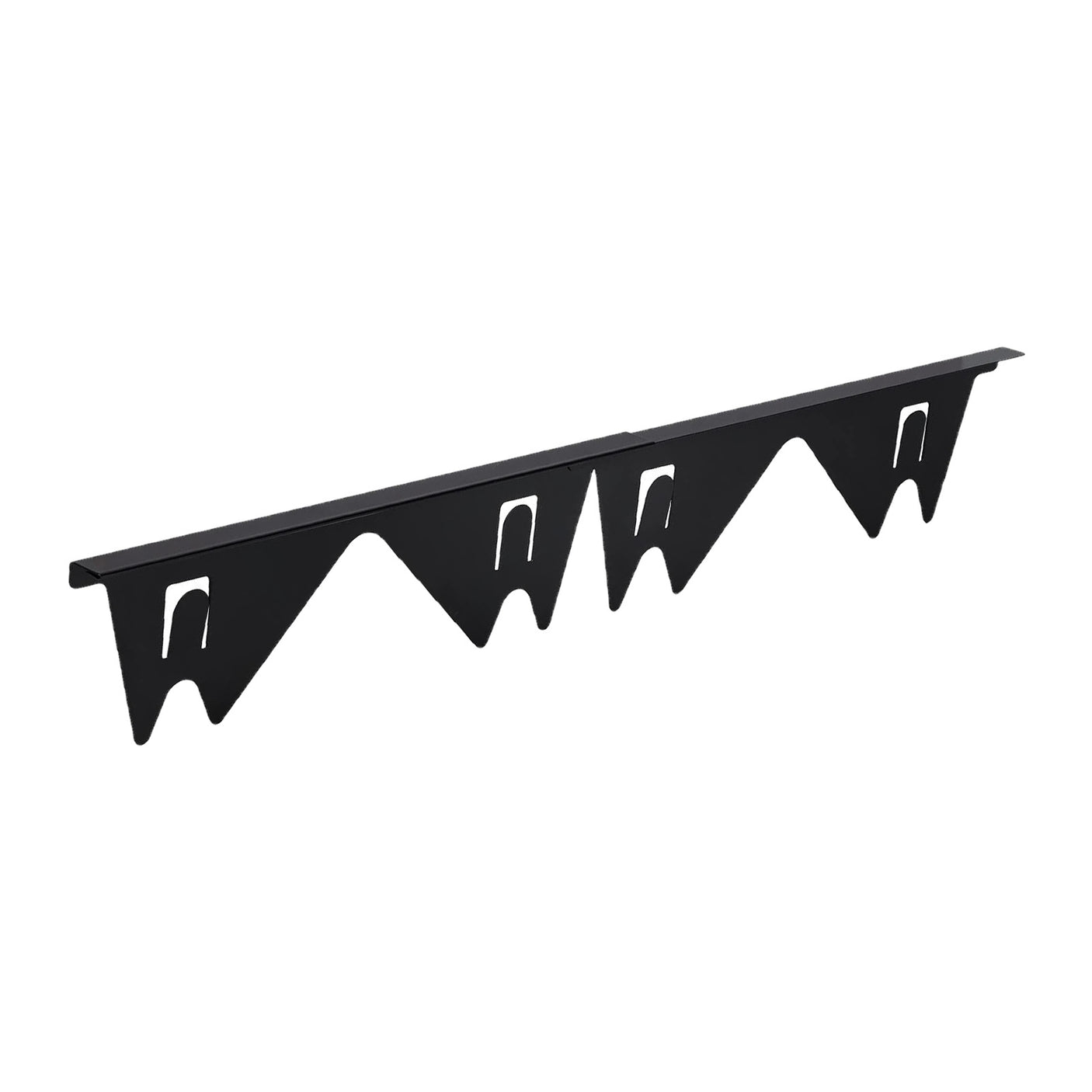 Premium 304 Stainless Steel Retractable Stove Gap Cover – Sleek Black Pair