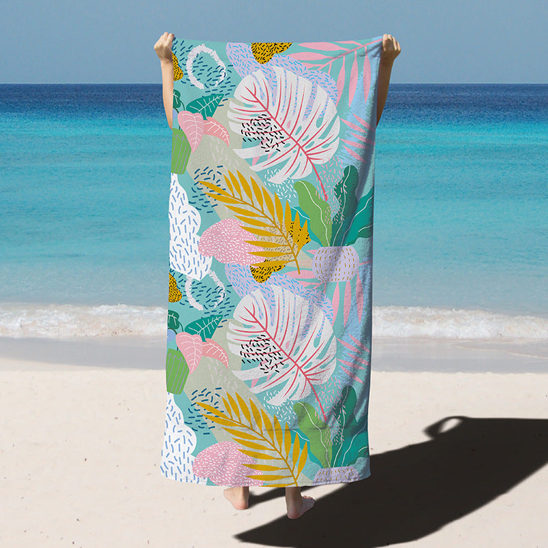 Luxury Quick-Dry Microfiber Swim Towel in Vibrant Colors