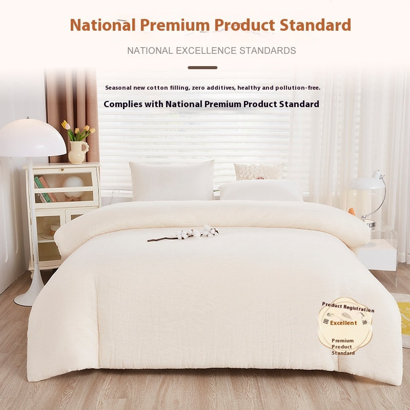 Class A Handcrafted Cotton Quilt – Ultimate Winter Comfort