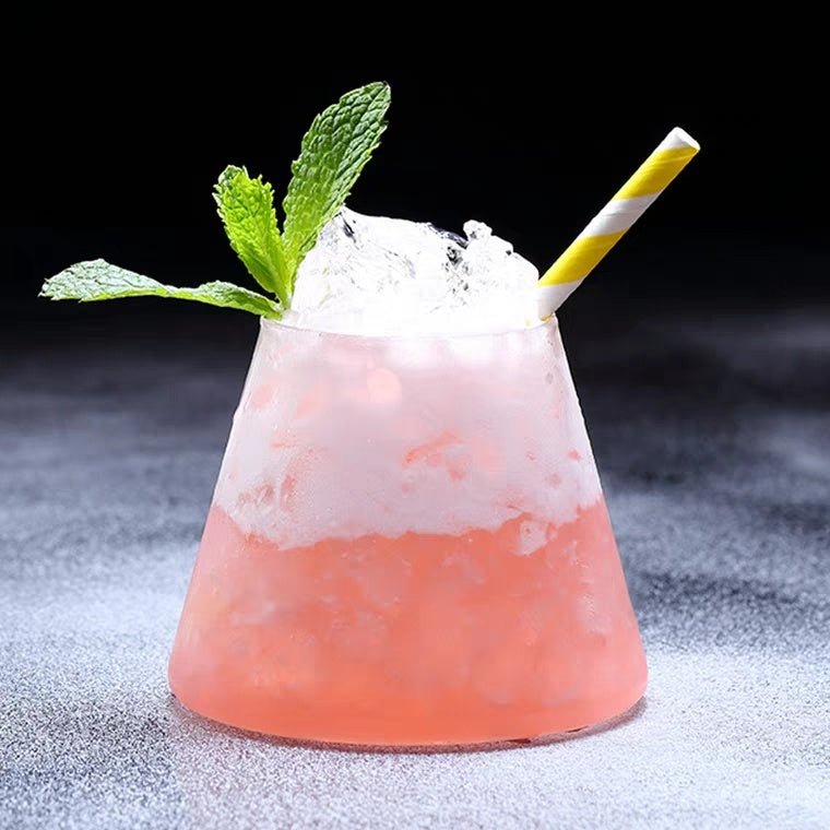 Elegant Borosilicate Glass Cocktail and Wine Glass - Julia M LifeStyles