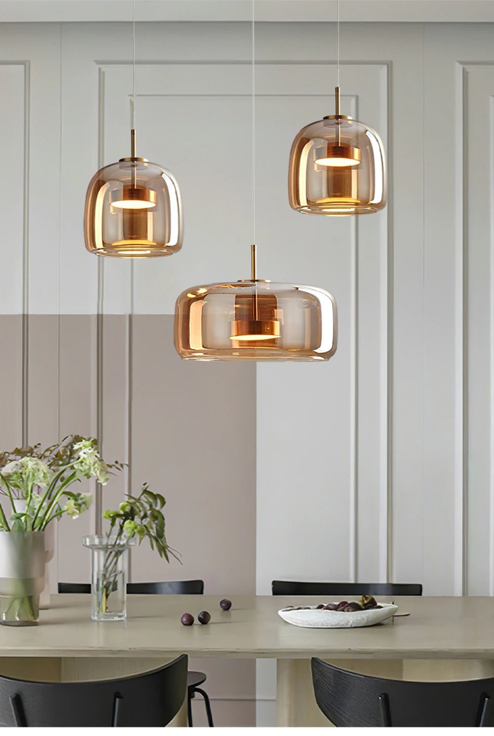Glass Pendant Light light luxury pendant Lamp Deco Nordic Led Hanging Light Fixtures Bedroom Modern Luminaire Suspension lamp - Julia M LifeStyles