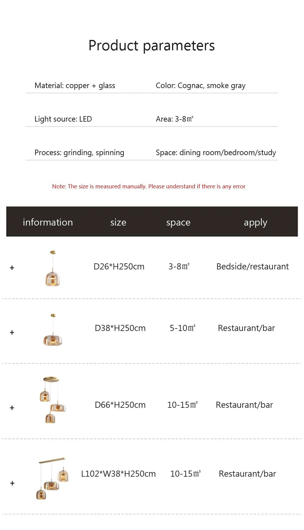 Glass Pendant Light light luxury pendant Lamp Deco Nordic Led Hanging Light Fixtures Bedroom Modern Luminaire Suspension lamp - Julia M LifeStyles