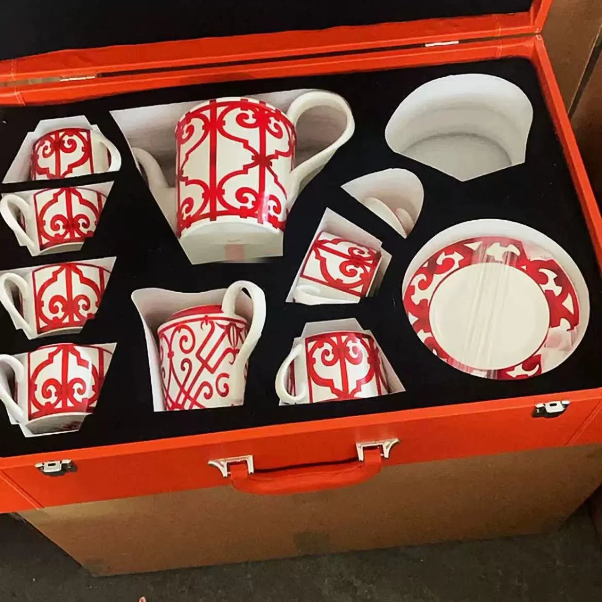 Golden Luxury Porcelain Coffee Cup Set for Afternoon Tea - Julia M LifeStyles