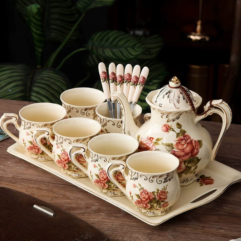 Elegant Handmade Ceramic Coffee and Tea Pot - Julia M LifeStyles