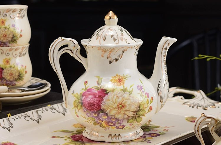 Elegant Handmade Ceramic Coffee and Tea Pot - Julia M LifeStyles