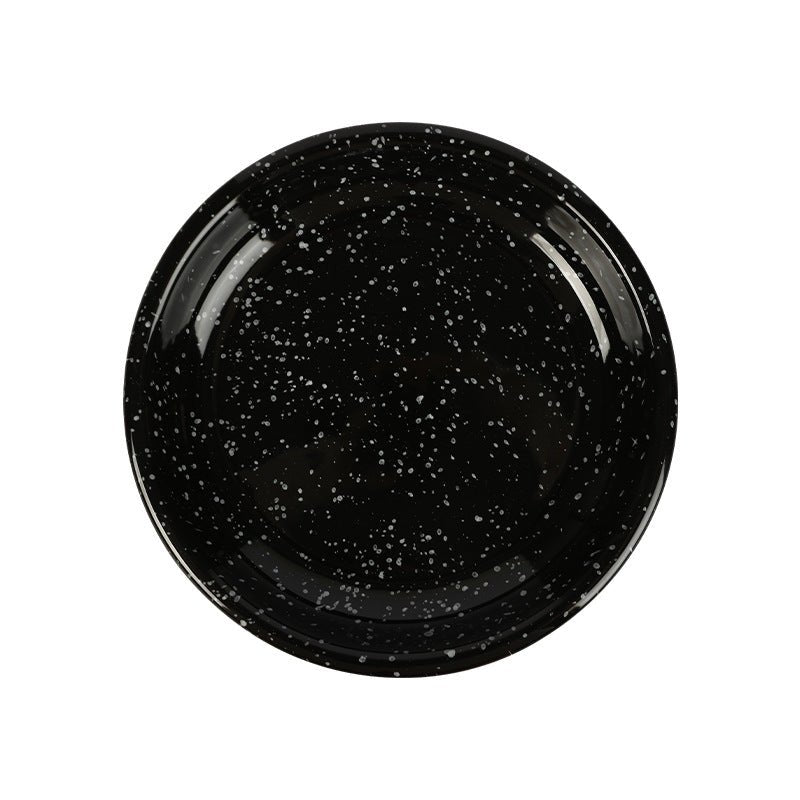 Japanese Style Retro Black White Spotted Ceramic Tableware Set - Julia M LifeStyles