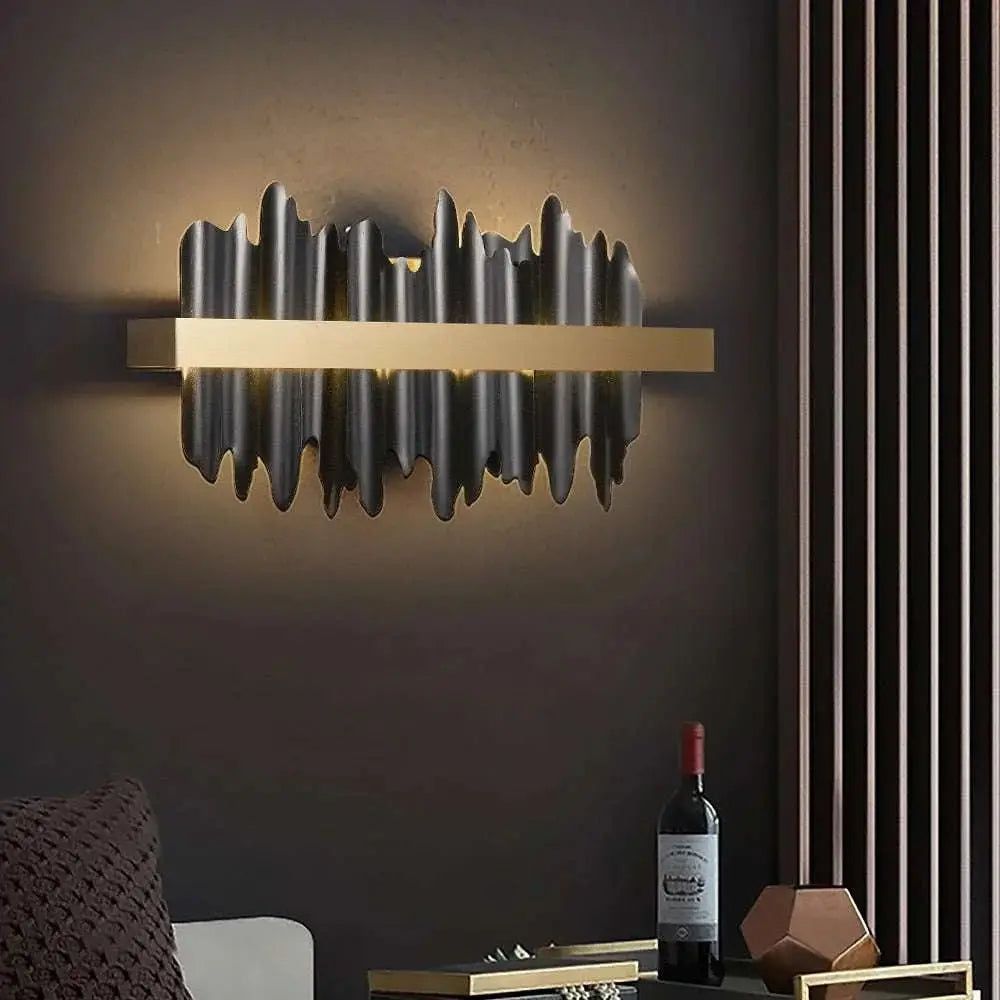 New modern wall sconce gold/black wall lamp for bedside bedroom living room wall light luxury home decor indoor lighting - Julia M LifeStyles