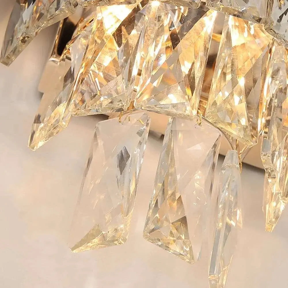 Julia M Crystal Wall Lamp - Add Modern Elegance to Any Room - Illuminate Your Home with Warm or Cool Light - Julia M LifeStyles
