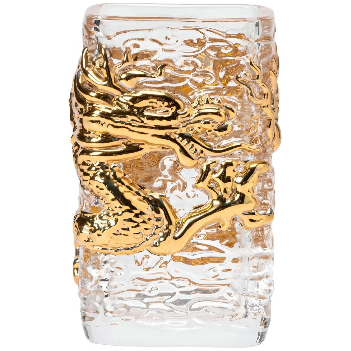 Elegant Golden Dragon Glass Tea & Beer Cups - Julia M LifeStyles