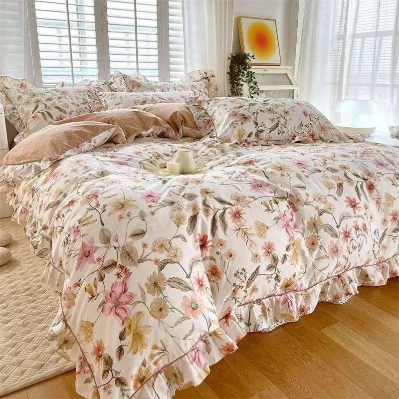 Ruffles Duvet Cover - 400TC Thread Count - Julia M LifeStyles