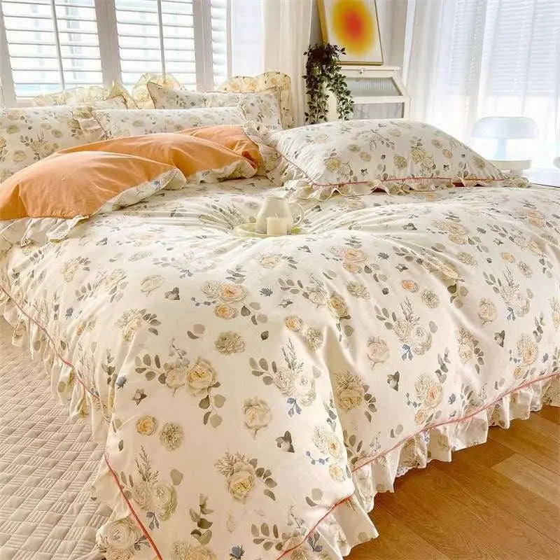 Ruffles Duvet Cover - 400TC Thread Count - Julia M LifeStyles