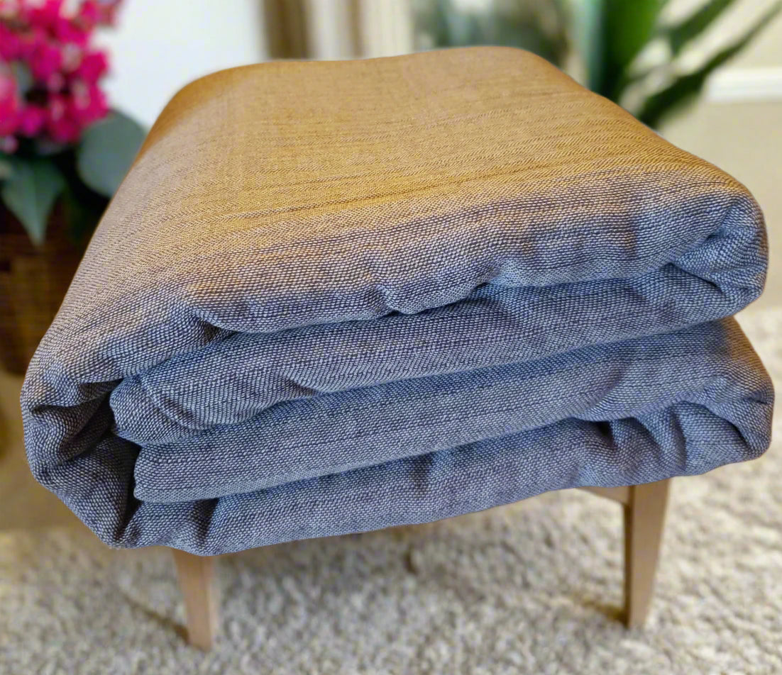 Japanese Blanket Pure Cotton 3 Layer Gauze Double Couple Bed Throw Blanket Simple Solid Color Quilt Bedspread Gery Cover Blanket - Julia M LifeStyles