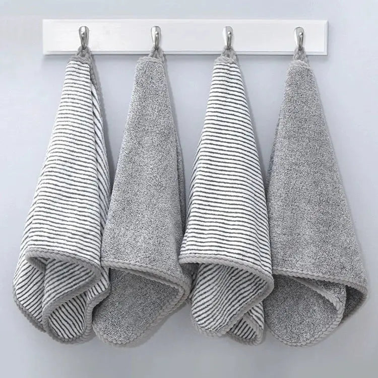 Bamboo Charcoal Antibacterial Face Towel for Men and Women - Julia M LifeStyles