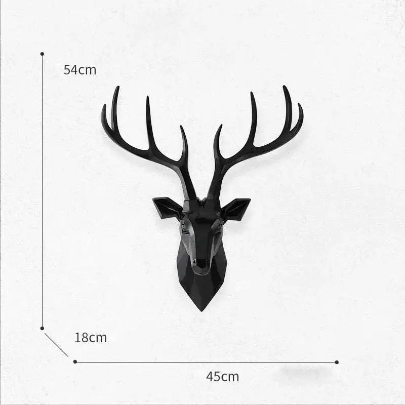 Deer Head Wall Sculpture - Julia M LifeStyles
