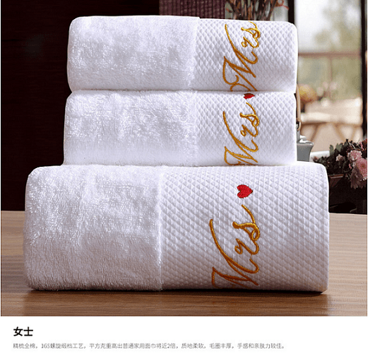 Five-Star Hotel Towel and Bath Towel Cotton Three-Piece Set Adult Thick White Soft Wearable All Cotton Soft Absorbent - Julia M LifeStyles