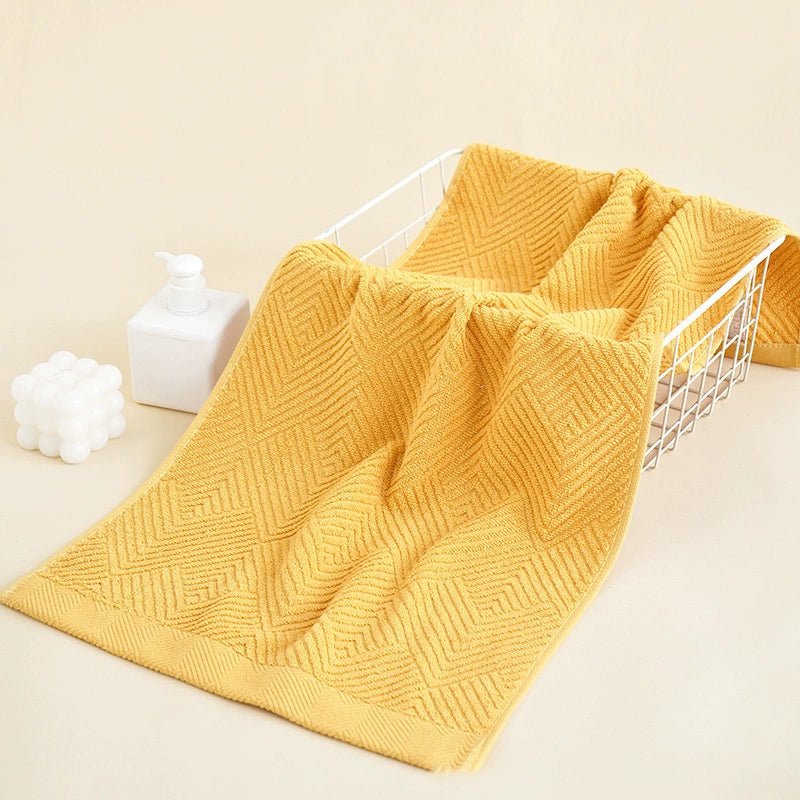 Couple Soft Absorbent Long Velvet Plain Towel Pure Cotton - Julia M LifeStyles