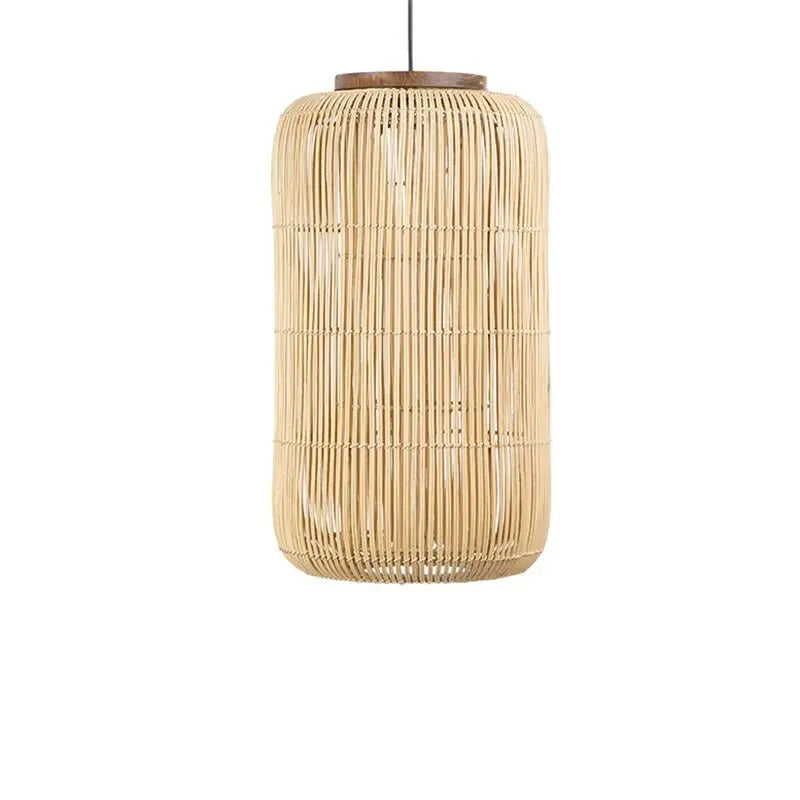 Vintage Rattan Pendant Lamp - Wabi-Sabi LED Chandelier - Julia M LifeStyles
